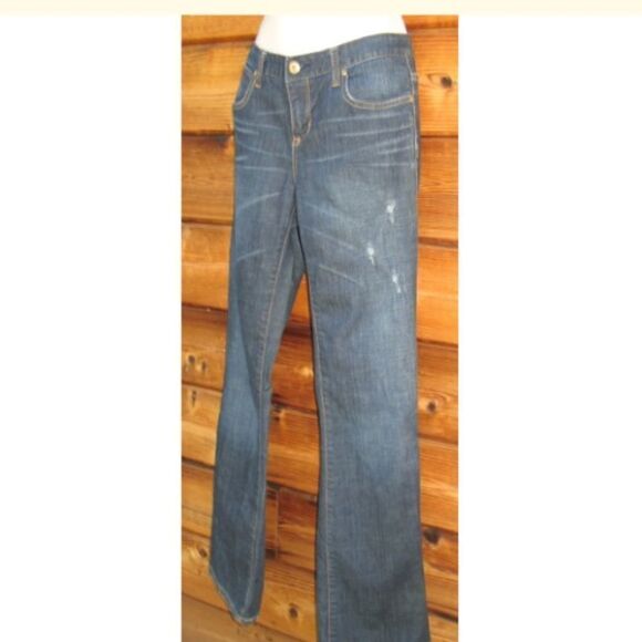 Paper Denim & Cloth Mid Rise Boot Cut Jeans - Picture 3 of 12